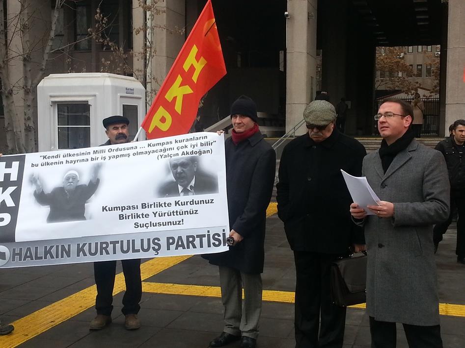 Türk Ordusuna karşı kurulan kumpasa HKP’den suç duyurusu