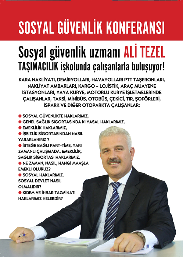 Nakliyat-İş’ten Sosyal Güvenlik Konferansı