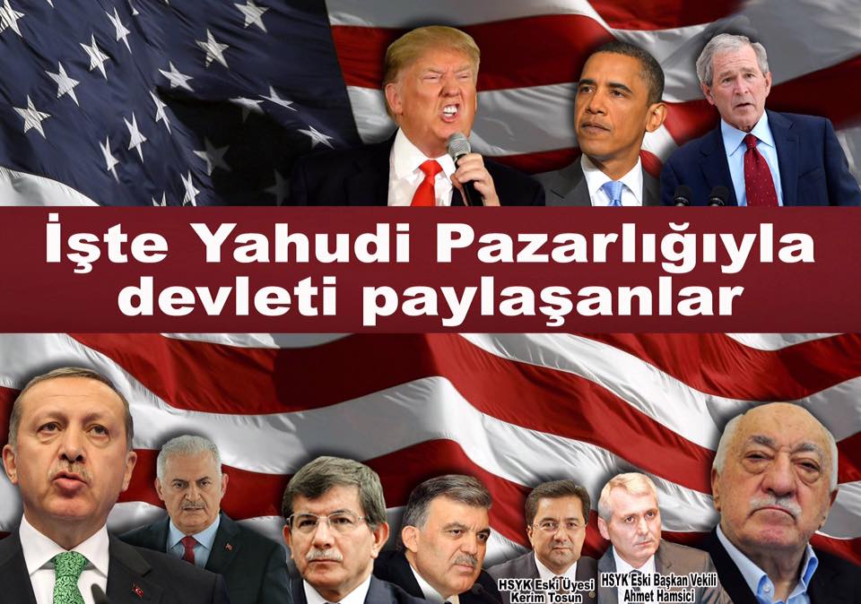 Hani kandırılmıştınız, Hafız?  Feto’nun adamlarıyla Yahudi Pazarlığına girişerek bal gibi paylaşmışsınız devleti be!