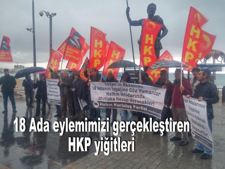 Yunanistan, Lozan’la bize bırakılmış 18 Adamızı işgal etti.  Buna göz yuman Kaçak Saraylı Reis ve Avanesi hakkında suç duyurusunda bulunduk.  21’inci Yüzyıl Mütareke Basını eylemimizde haber değeri görmedi!