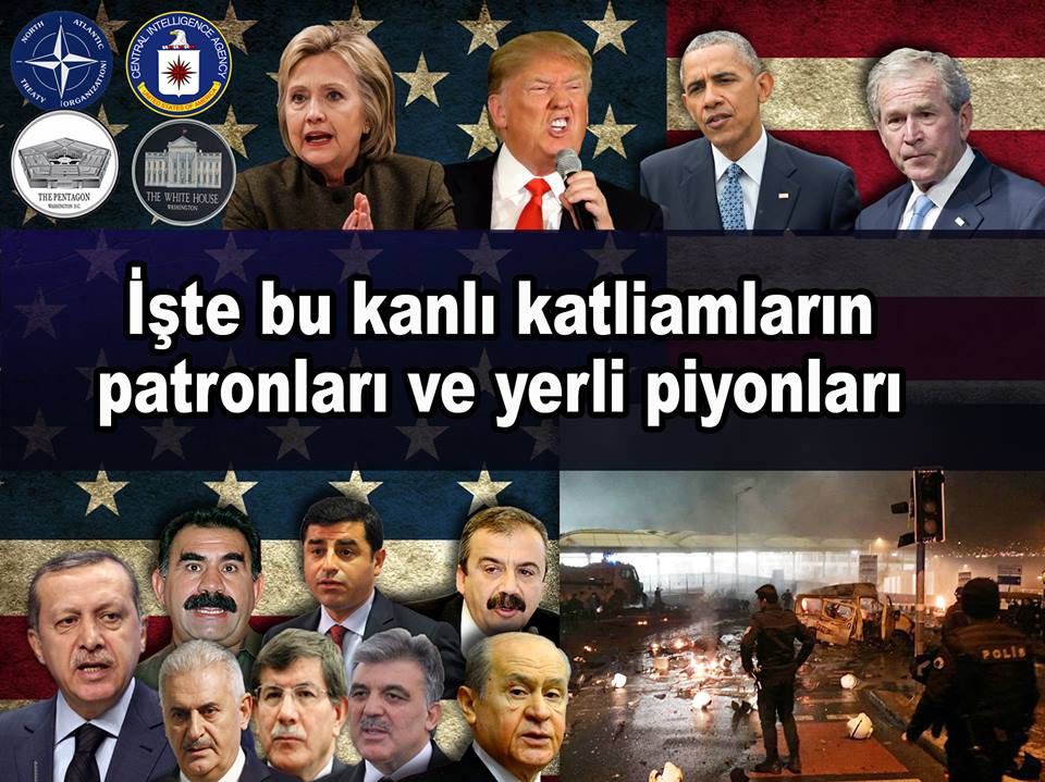 Saygıdeğer Halkımız;  Yıllar yılıdır söylüyoruz, feryat ederek:  ABD Emperyalist haydutları Yugoslavya’yı, Irak’ı, Libya’yı, Suriye’yi parçaladılar, sıra Türkiye’ye geldi, diye