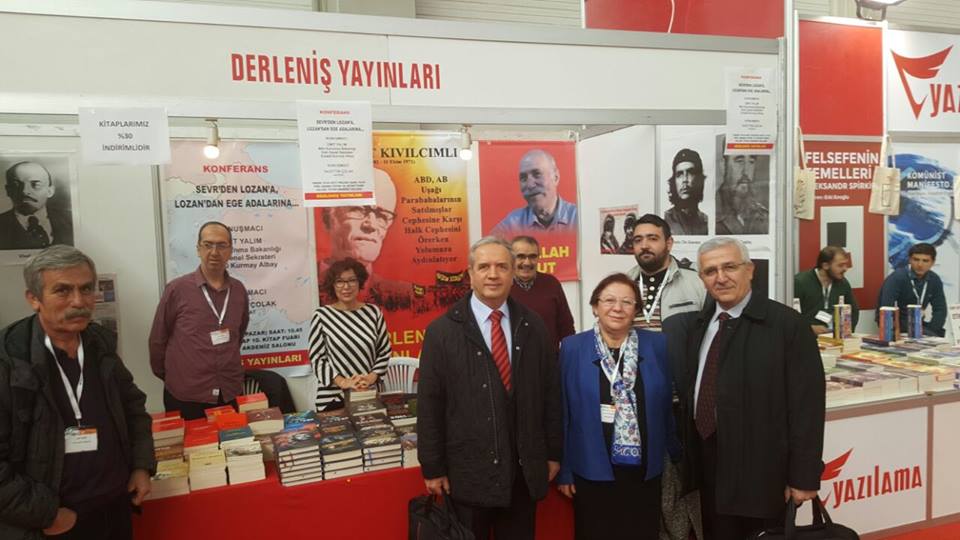 Ege Adalarının işgaline seyirci kalan AKP’giller’i TÜYAP 10. Çukurova Kitap Fuarı’nda da teşhir ettik…