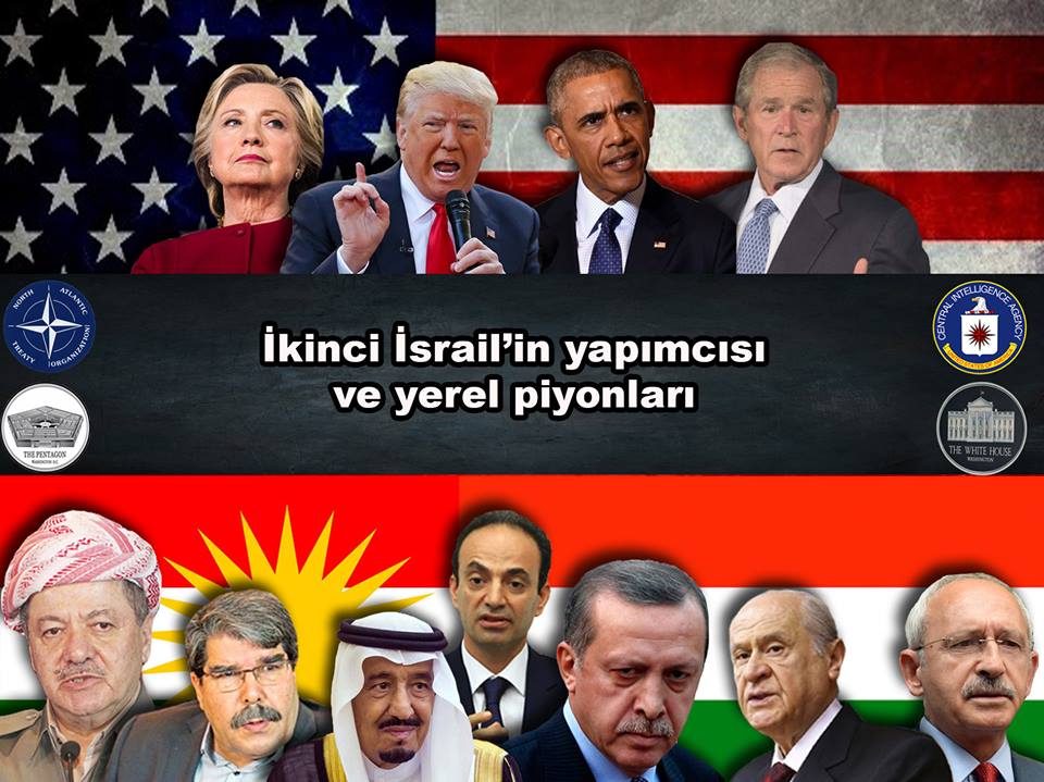 ABD’nin, İkinci İsrail’i yani Amerikancı Kürt Devletini kurarken uyguladığı İblisçe Plan!