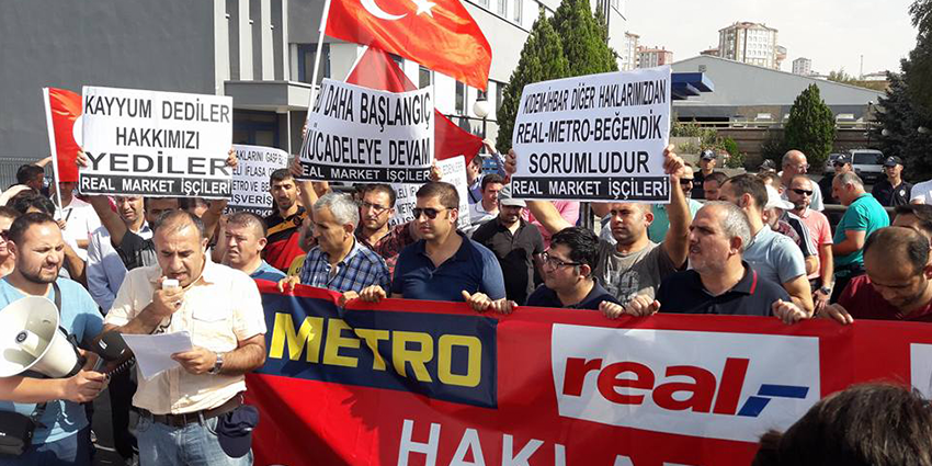 Real Market İşçileri Kayseri’ye gidiyor