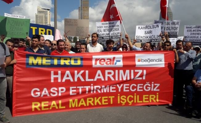Real Market İşçileri Çağlayan Adliyesi’nde…