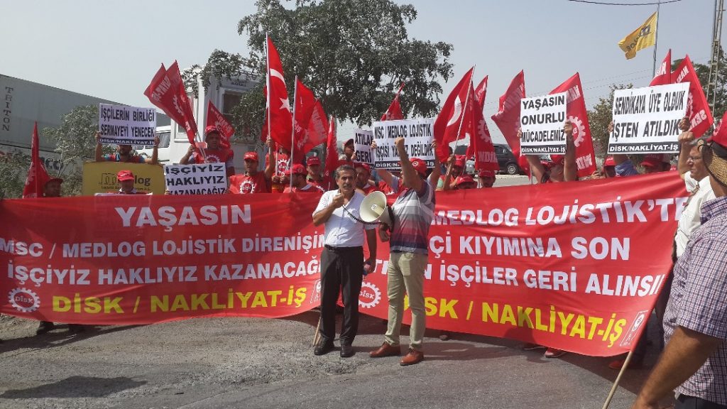 Nakliyat-İş’ten:  MSC/MEDLOG Lojistik’te İşçi Kıyımına karşı açılan Davalar  Hukuk Zaferi ile sonuçlanmaya devam ediyor