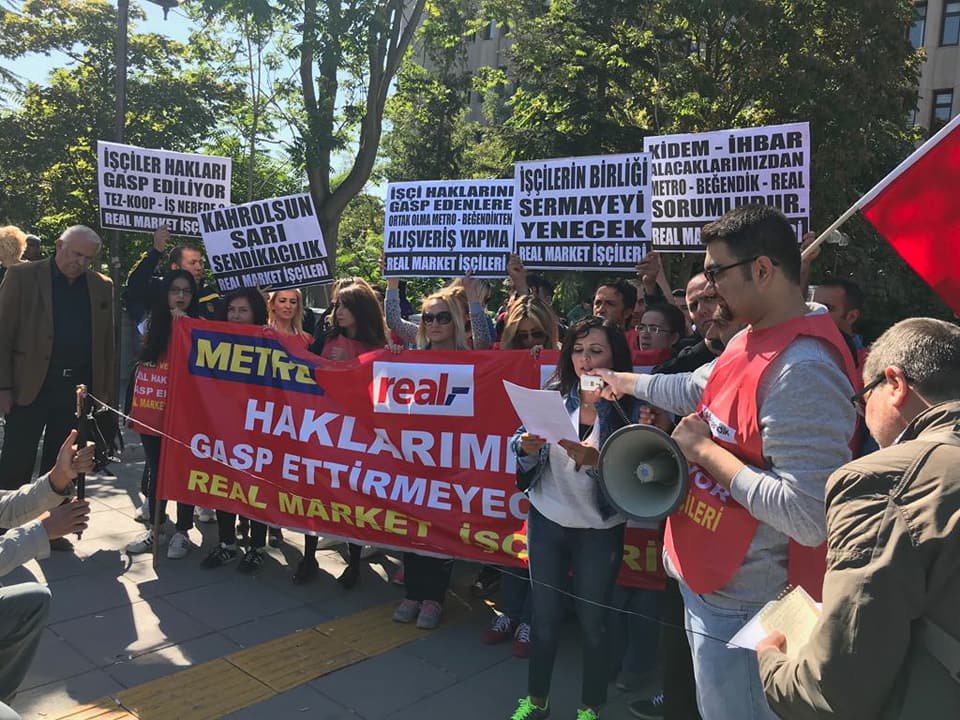 Nakliyat-İş’ten: Real Market İşçilerinin Mücadelesi Farklı Bölgelerde Yaygınlaşıyor, Kitleselleşiyor.