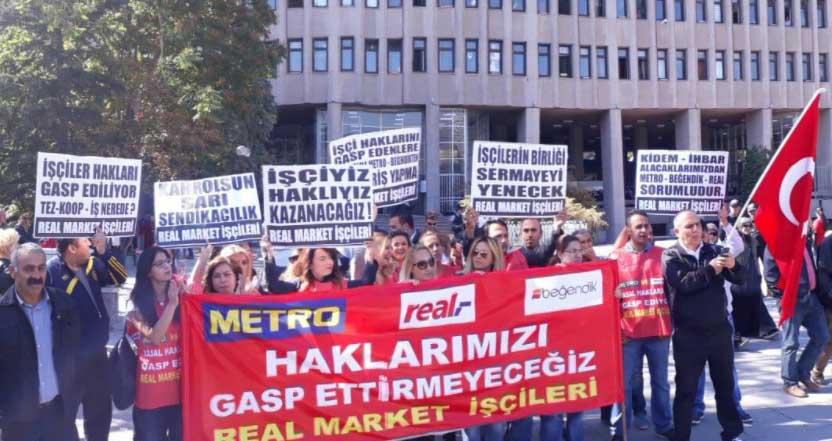 Real Market İşçilerinin Mücadelesi Farklı Bölgelerde Yaygınlaşıyor…
