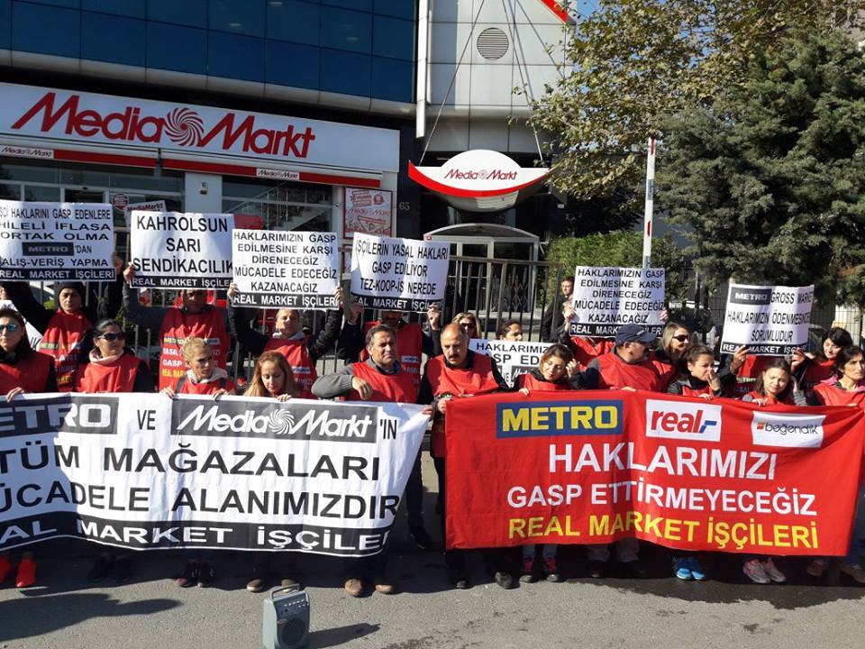 Real Market İşçileri Birinci Alacaklılar Toplantısına Katılıyor