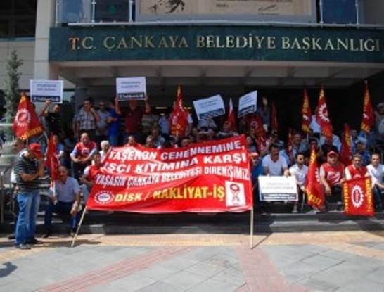 Nakliyat-İş Sendikasından; SENDİKAMIZ 600 İŞÇİNİN ÇALIŞTIĞI ÇANKAYA BELEDİYESİ  NORM ALTAŞ’TA “GREV”E BAŞLIYOR