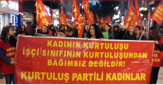 Şan olsun Parababaları düzenine karşı direnen, mücadele eden Kadınlarımıza