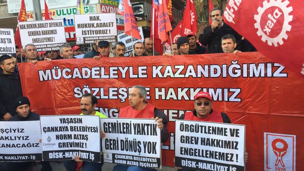 Çankaya Belediyesi/Norm Altaş’ta polis saldırısını ve gözaltıları protesto ettik
