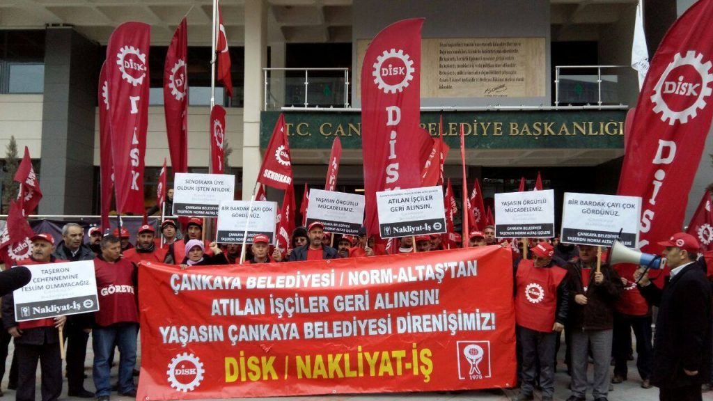 Nakliyat-İş: Çankaya Belediyesi yasa, hak, hukuk, adalet tanımadan grev kırıcılığı yapıyor