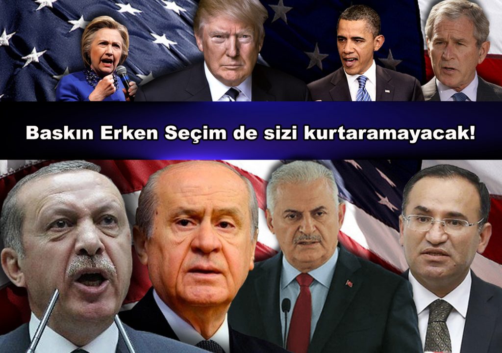 Seni ve avaneni, bugüne dek belki onlarca kez tersini söylediğin, savunduğun Baskın Erken Seçim de kurtaramayacak, Kaçak Saray’ın Sultanı!