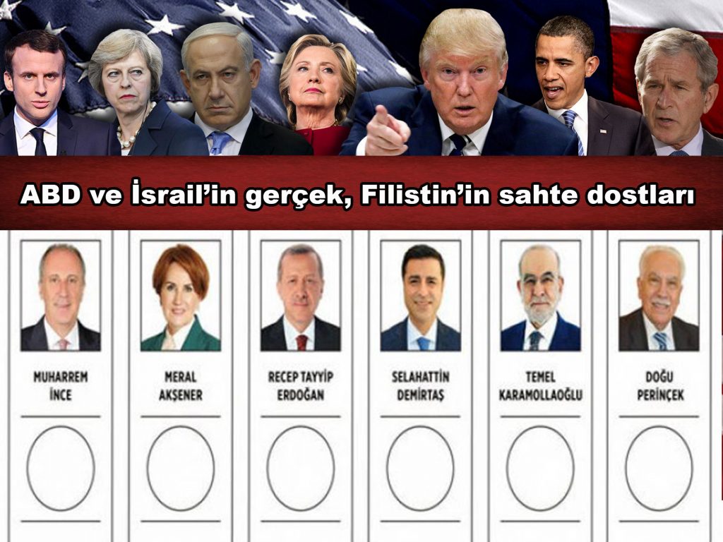 ABD ve İsrail’in gerçek, Filistin’in sahte dostları