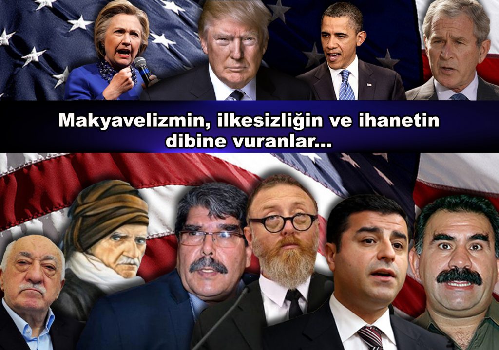 Makyavelizmin, ilkesizliğin ve ihanetin dibine vuranlar…