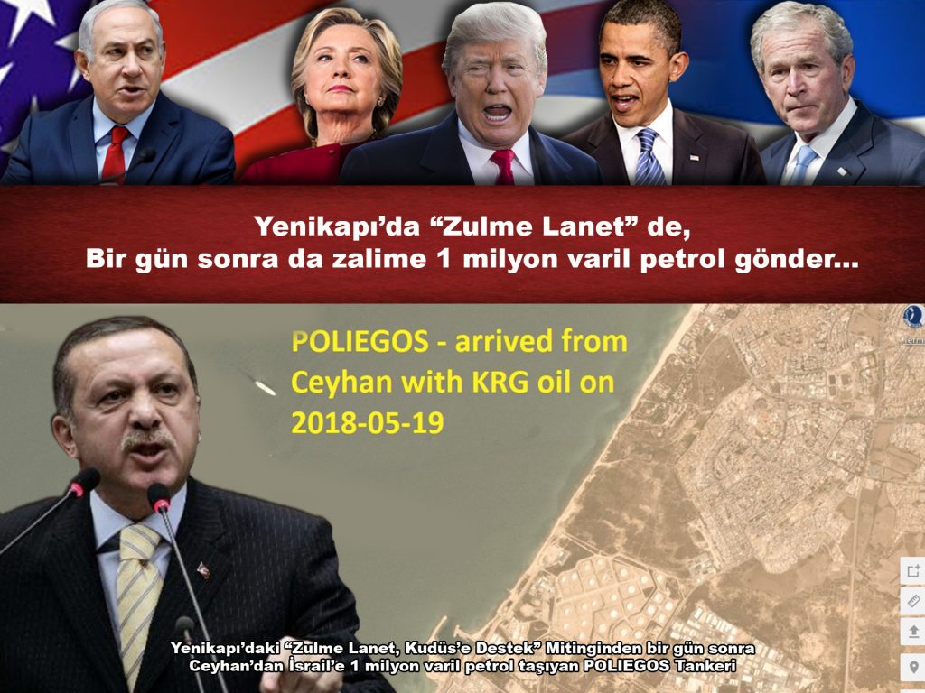 Yenikapı’da “Zulme Lanet” de, Bir gün sonra da zalime 1 milyon varil petrol gönder…