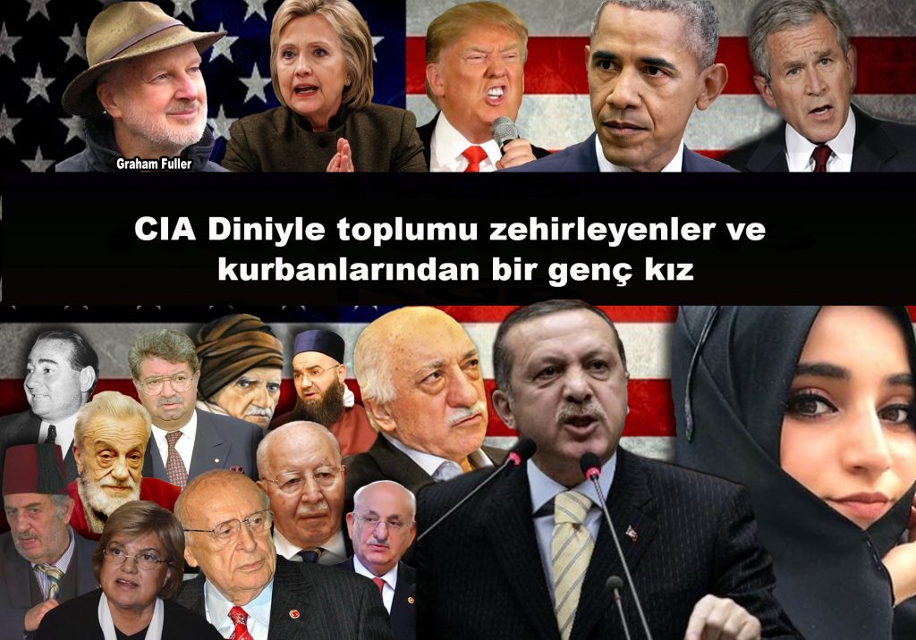 CIA Diniyle toplumu zehirleyenler ve  kurbanlarından bir genç kız