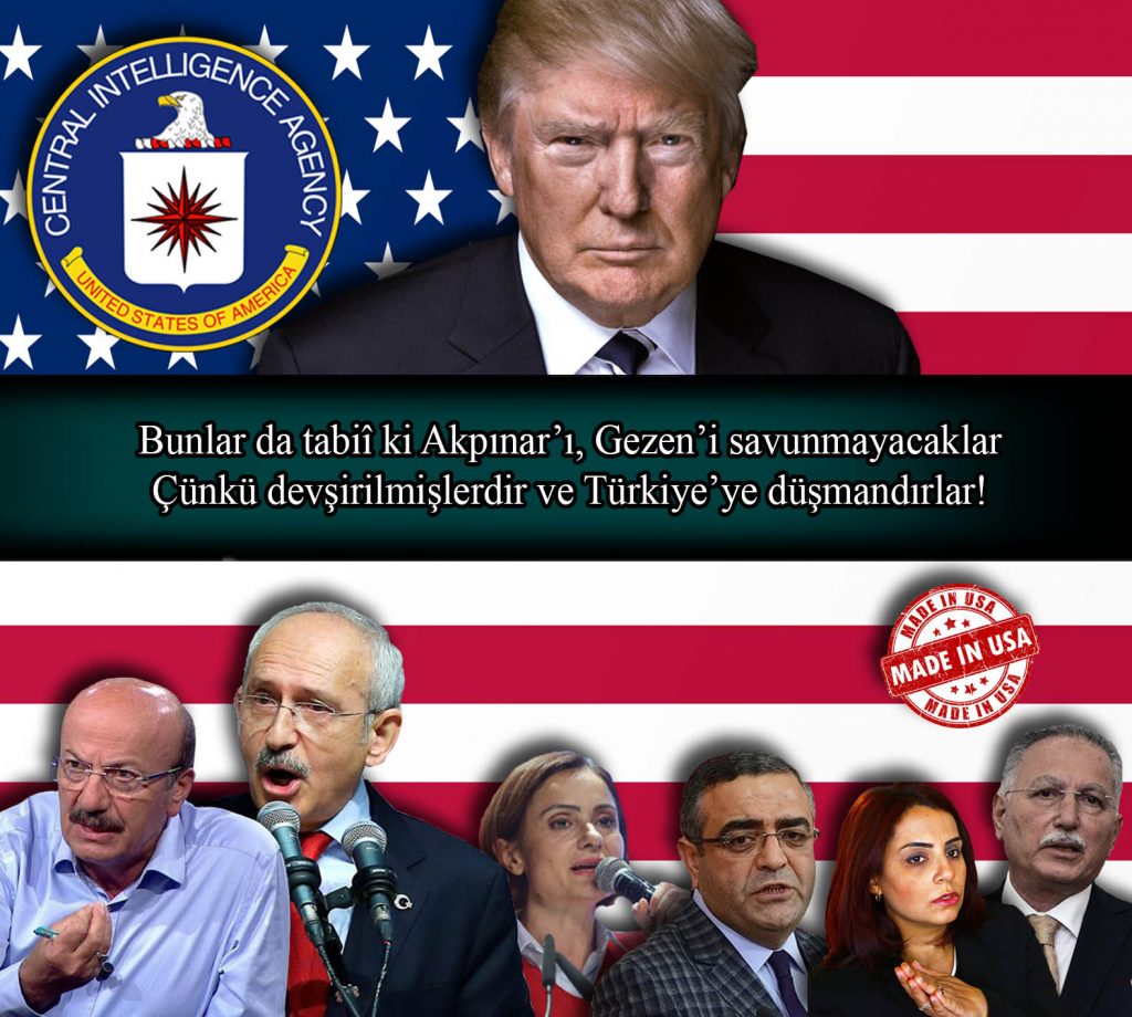 Bunlar da tabiî ki Akpınar’ı, Gezen’i savunmayacaklar… Çünkü devşirilmişlerdir ve Türkiye’ye düşmandırlar!