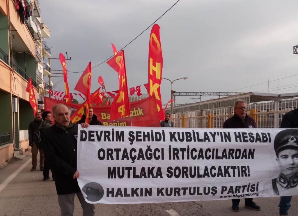 DEVRİM ŞEHİTLERİ TEĞMEN KUBİLAY, BEKÇİ HASAN ve ŞEVKİ İZMİR MENEMEN’DE ANILDI