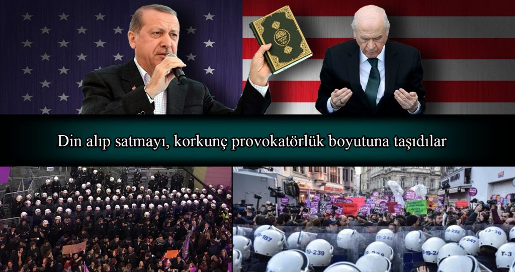 Din alıp satmayı, korkunç provokatörlük boyutuna taşıdılar