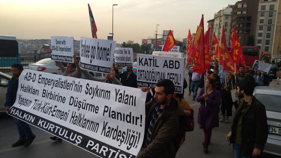 Ermeni Soykırımı yalanına karşı bu yıl da ‘halkların kardeşliği’ sloganını haykırdık