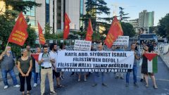 Siyonist İsrail’in Filistin Halkına yönelik katliamlarını İstanbul ve İzmir’de protesto ettik