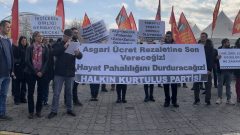 İstanbul ve Konya’da Sefalet ve Rezalet Ücreti olan Asgari Ücreti protesto ettik