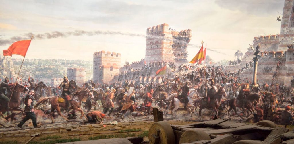 İstanbul’un Fethi bir moloz yığını gibi İnsanlığın önünde duran Bizans’ı yıktı geçti; Ülkemizin üzerine bir moloz yığını gibi çökmüş olan AKP’giller’i de yıkıp geçeceğiz!