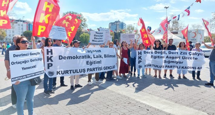 İstanbul Kadıköy’de hayat pahalılığını ve fahiş eğitim masraflarını protesto ettik!