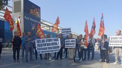 Siyonist İsrail’i Bursa’da protesto ettik
