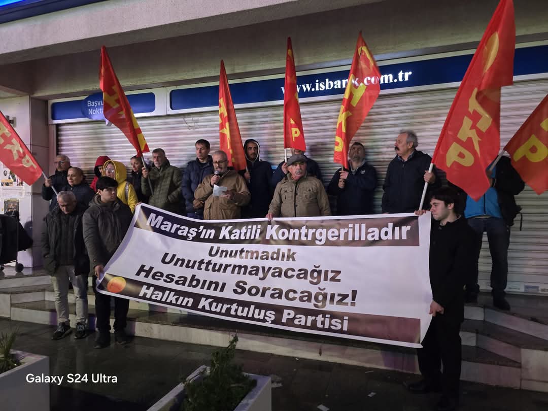Maraş Katliamı’nın 46. Yıldönümünde İzmir’de,  “Maraş’ı Unutmadık, Unutturmayacağız”, dedik