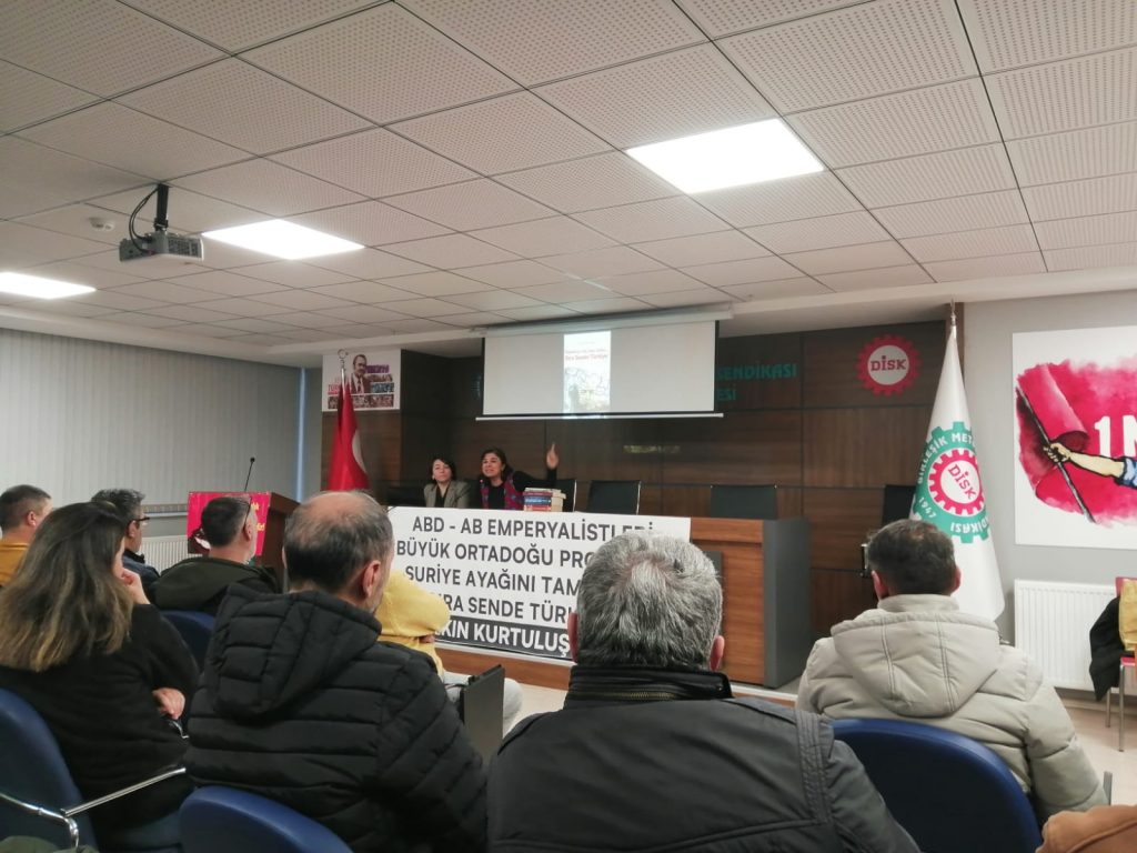 HKP Gebze İlçe Örgütü olarak ABD-AB Emperyalistlerinin BOP’u ve Ortadoğu’daki saldırılarıyla ilgili seminer gerçekleştirdik