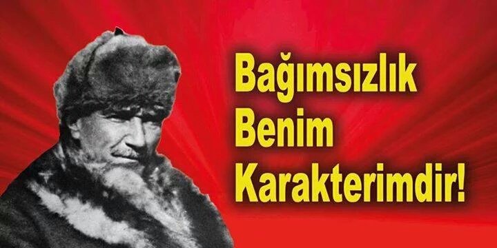 Laik Cumhuriyet;  Emperyalist Yedi Düvele Köle Olmamak, Soyulmamak İçin  Canlarını Ortaya Koyan Kuvayimilliyeci Atalarımızın ve  Mustafa Kemal’lerin, İsmet İnönü’lerin Eseridir