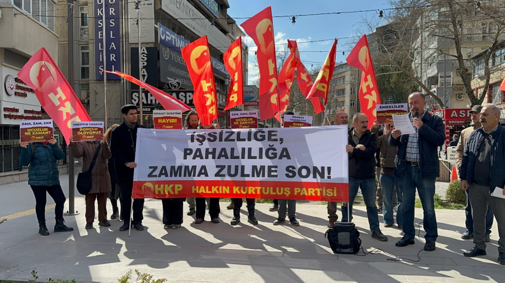 24 Yıldır İktidarda olan, Yüzyılın Felâketi AKP’giller’in  Emekçi Halkımızı Açlığa ve Sefalete Mahkûm Etmesini  Ankara Kızılay’da Bir Kez daha  Protesto Ettik