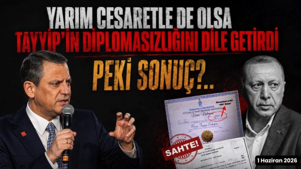 Yarım cesaretle de olsa Tayyip’in diplomasızlığını dile getirdi… Peki sonuç?..