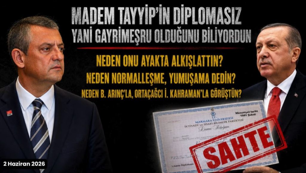 Madem Tayyip’in diplomasız olduğunu biliyordun, neden önünde el pençe divan durdun?..