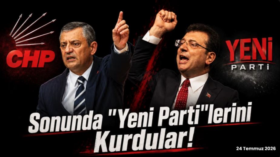 Sonunda “Yeni Parti”lerini kurdular!
