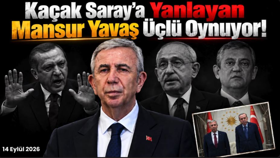 Kaçak Saray’a yanlayan Mansur Yavaş üçlü oynuyor!